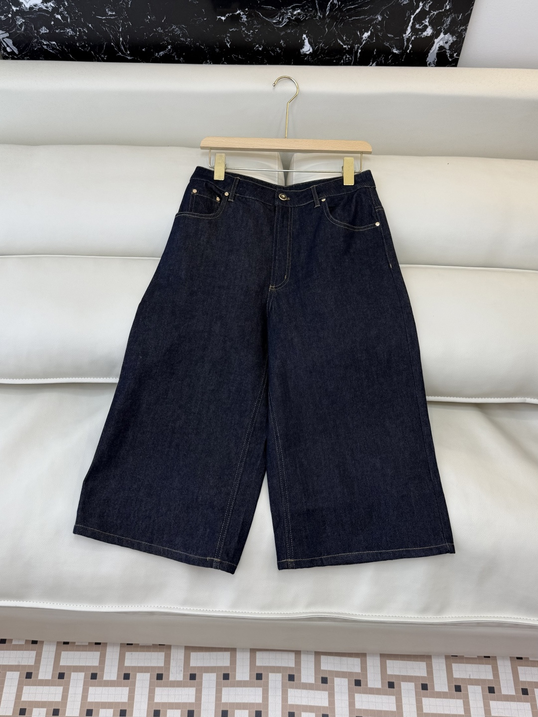 LZ26026#新款裤子PBC 最新爆款 中裤 牛仔裤 SML