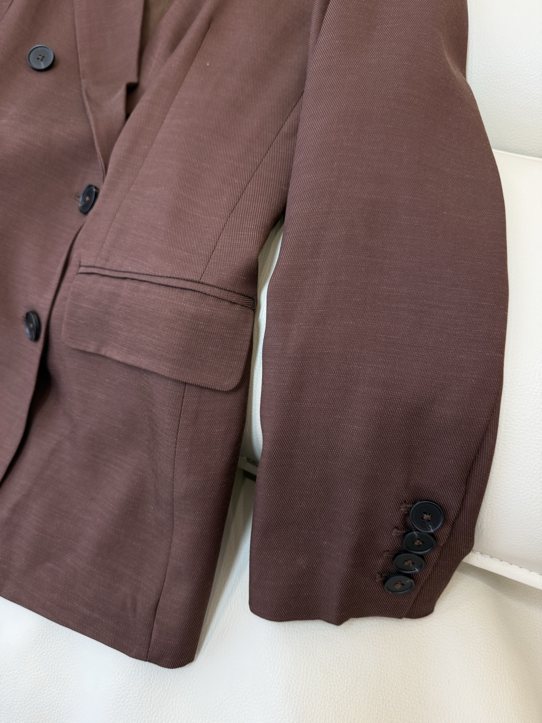 QD8033#新款套装🌾BC 顶级版 81% 亚麻长袖西装外套➕长裤 套装 36/38/40/42