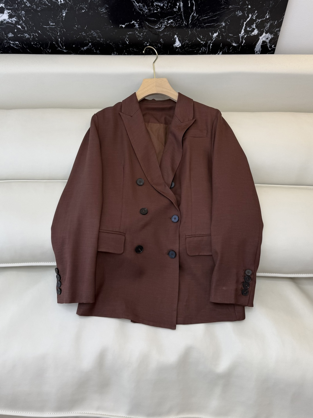 QD8033#新款套装🌾BC 顶级版 81% 亚麻长袖西装外套➕长裤 套装 36/38/40/42