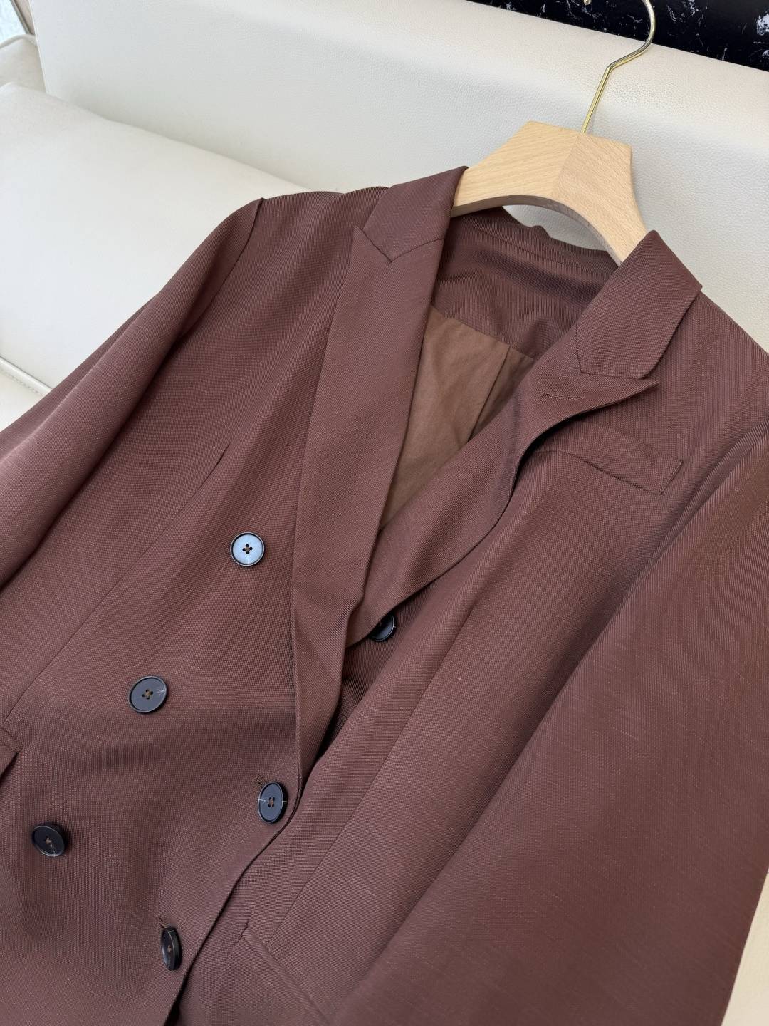 QD8033#新款套装🌾BC 顶级版 81% 亚麻长袖西装外套➕长裤 套装 36/38/40/42