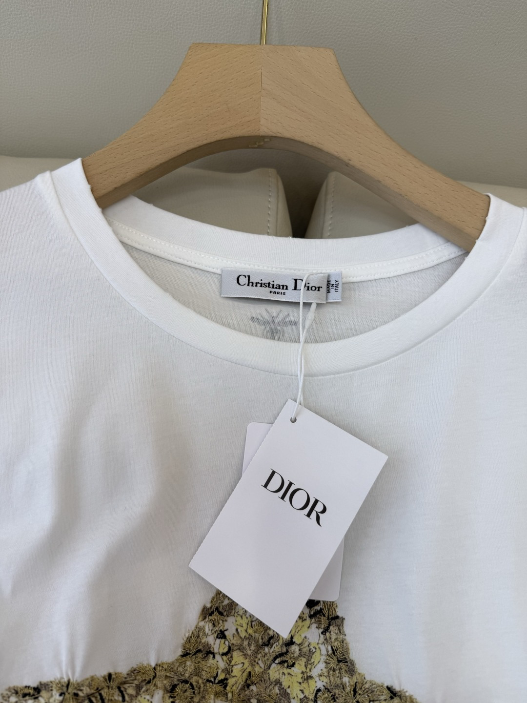 QG0166#新款T恤⚠️特批190‼️dior 顶级版 85% 棉 15% 麻 爱心 五角星⭐️短袖T