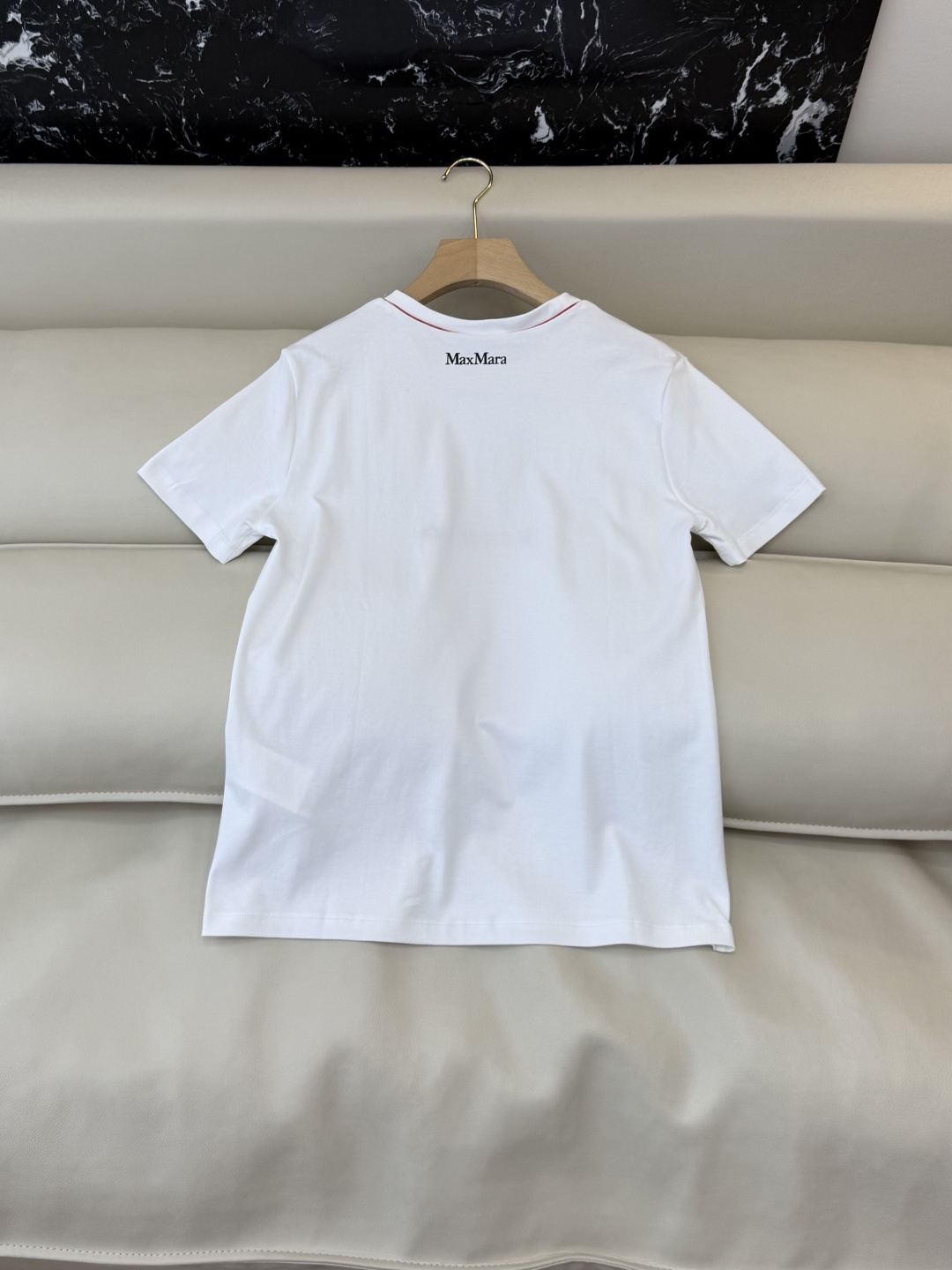 QG0164#新款T恤⚠️特批175‼️MAx 顶级版 字母烫钻 短袖T恤 SML