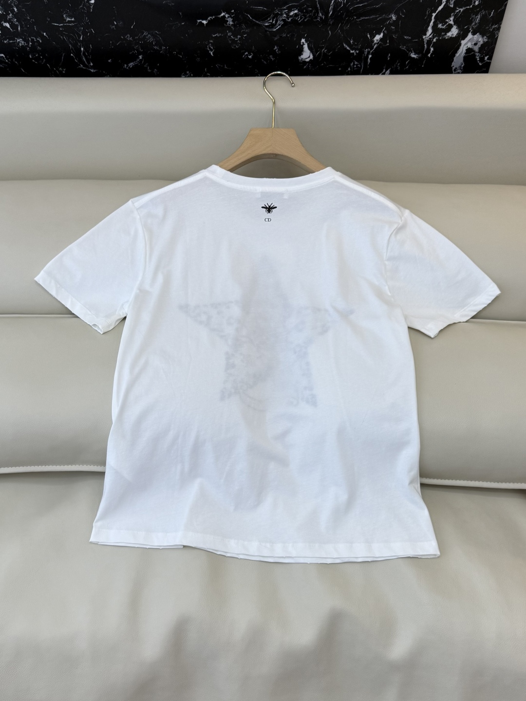 QG0166#新款T恤⚠️特批190‼️dior 顶级版 85% 棉 15% 麻 爱心 五角星⭐️短袖T