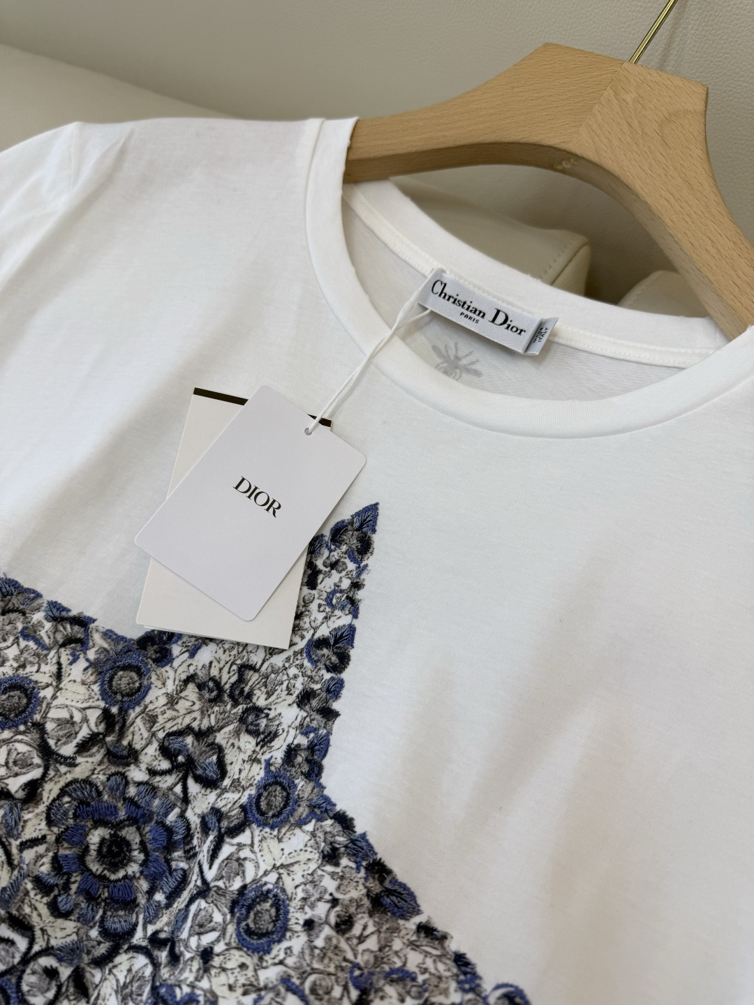 QG0166#新款T恤⚠️特批190‼️dior 顶级版 85% 棉 15% 麻 爱心 五角星⭐️短袖T