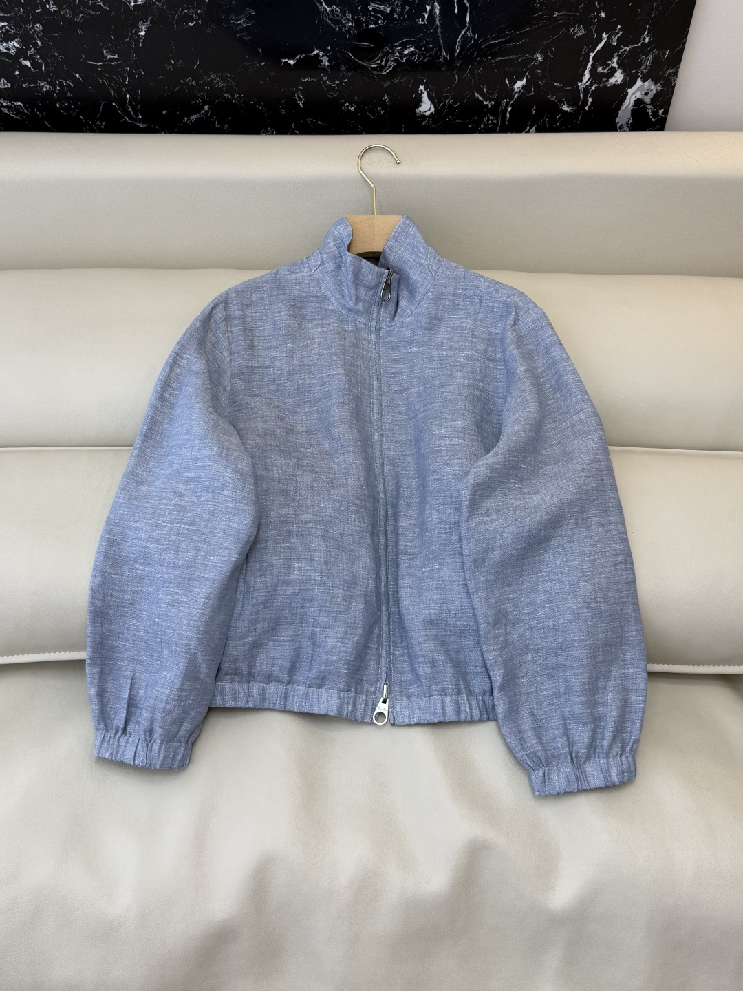 QD7528#新款外套🌾LP顶级版 两面穿 夹克外套 100% 亚麻 36/38/40/42