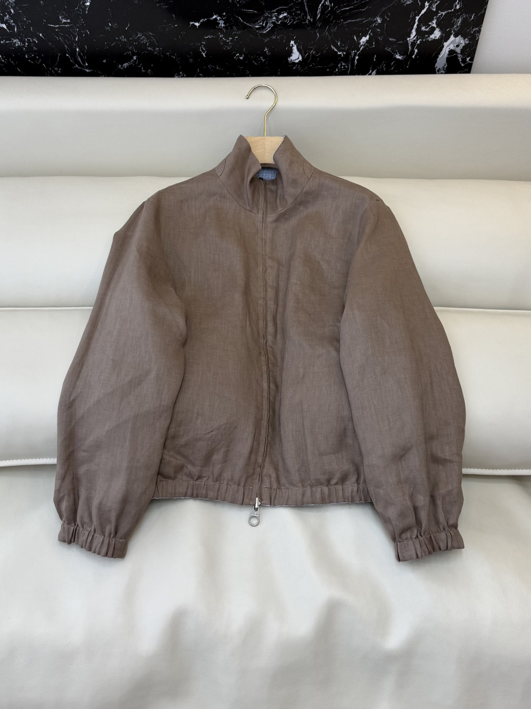 QD7528#新款外套🌾LP顶级版 两面穿 夹克外套 100% 亚麻 36/38/40/42