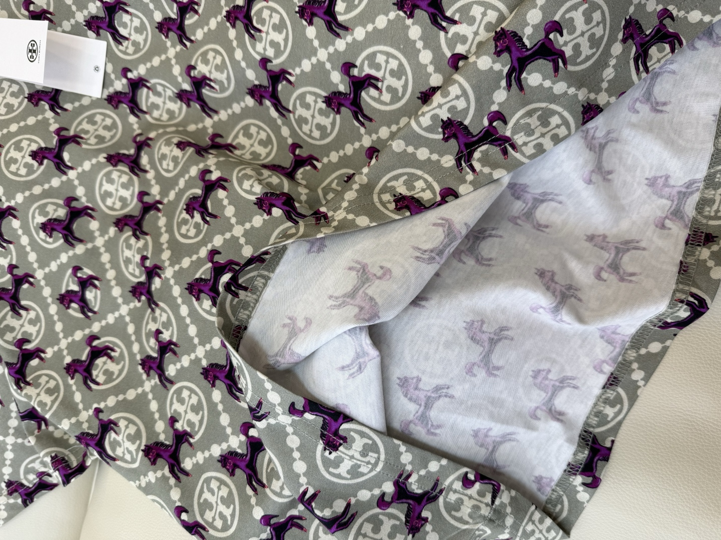 QG0169#新款T恤‼️Tory Burch 字母印花 短袖T恤 白色 SML