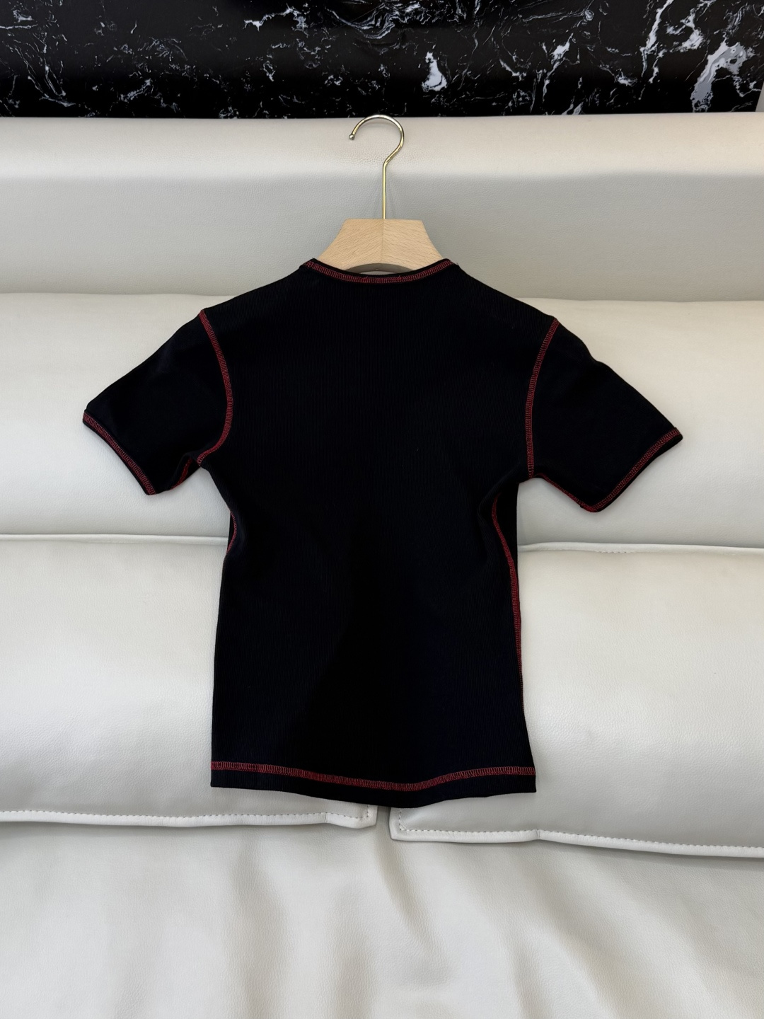 QG0170#新款T恤‼️DIE 超级显瘦 印花 樱桃🍒 短袖T恤 白色 黑色 SML