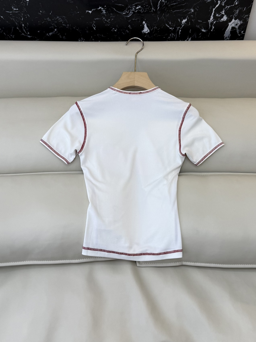 QG0170#新款T恤‼️DIE 超级显瘦 印花 樱桃🍒 短袖T恤 白色 黑色 SML