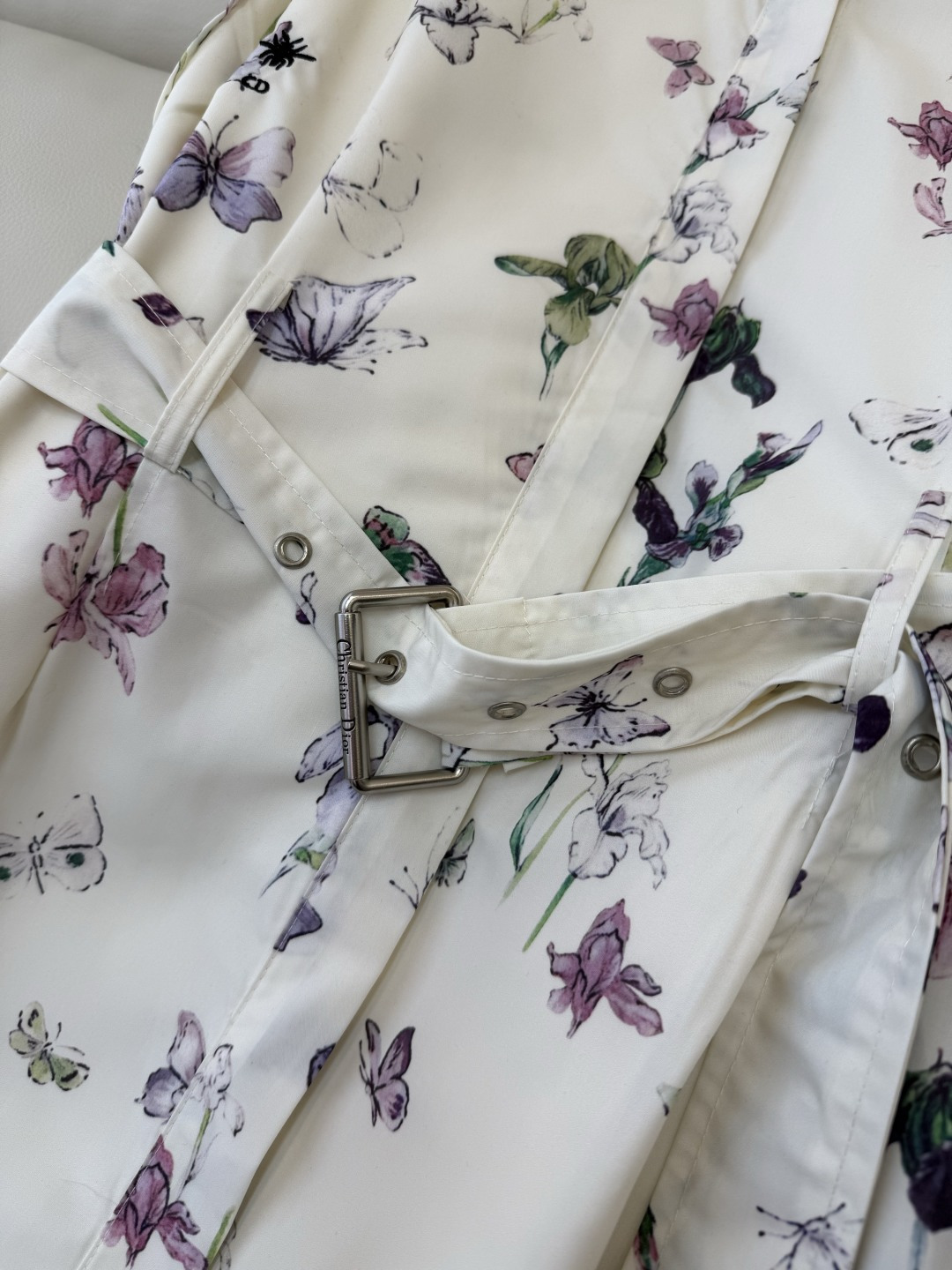 YZ006#新款连体裙P‼️Dior 蝴蝶印花短袖连衣裙 SML