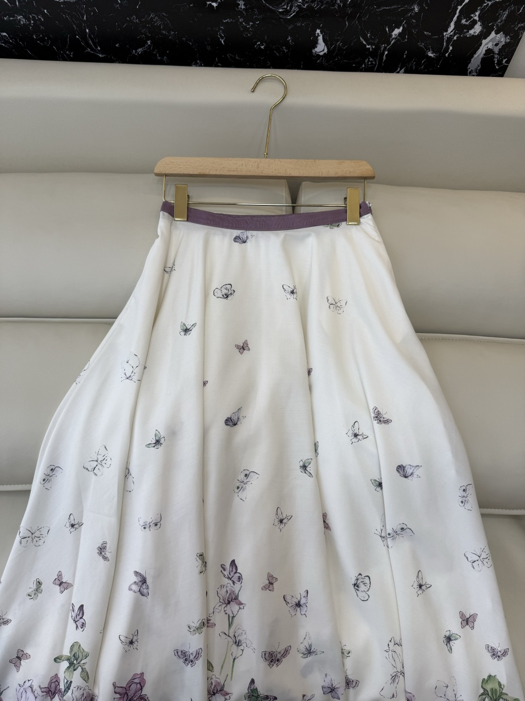 YZ005#新款半裙P‼️Dior 蝴蝶印花 长半裙 SM L