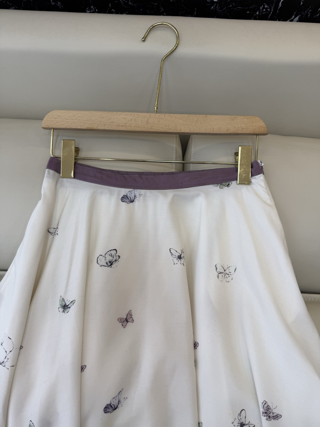 YZ005#新款半裙P‼️Dior 蝴蝶印花 长半裙 SM L