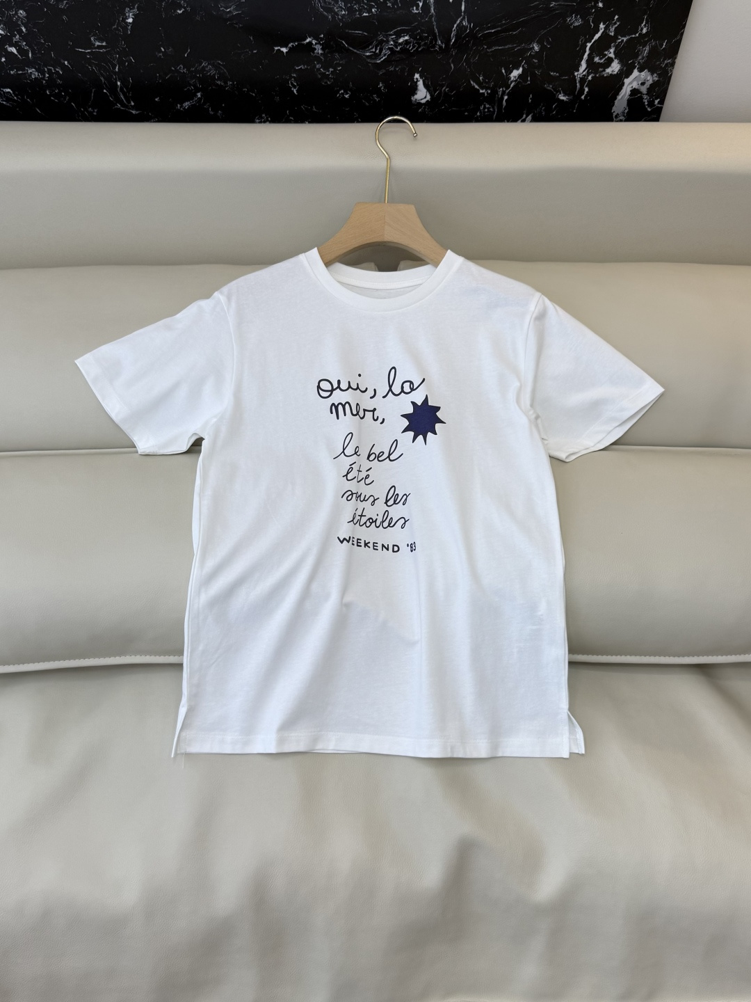 NO:778450,CK067 The highest version on the market. The girl will inspect the goods, trim the three marks on the thread, and ship the goods. You can send pictures and take videos. If you want quality or service, please add me on WeChat. We will not accept urgent orders. Factory Max weekend printed letter logo short-sleeved T-shirt SML, women's clothing, T-shirt, tees, t-shirt,19860909CK067市面最高版本小妹验货、修剪线头上三标、发货可发图及拍视频,要品质要服务的加我微信,不接急单.工厂 Max weekend 印花字母logo 短袖T恤 SML,女装,T-shirt,tees，t-shirt,,Women's clothing