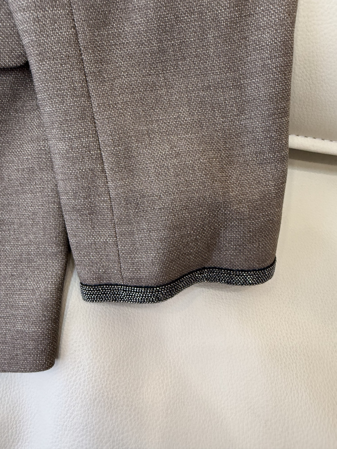 QX004#新款外套‼️70%亚麻 双排扣 长袖西装外套 SMLXL