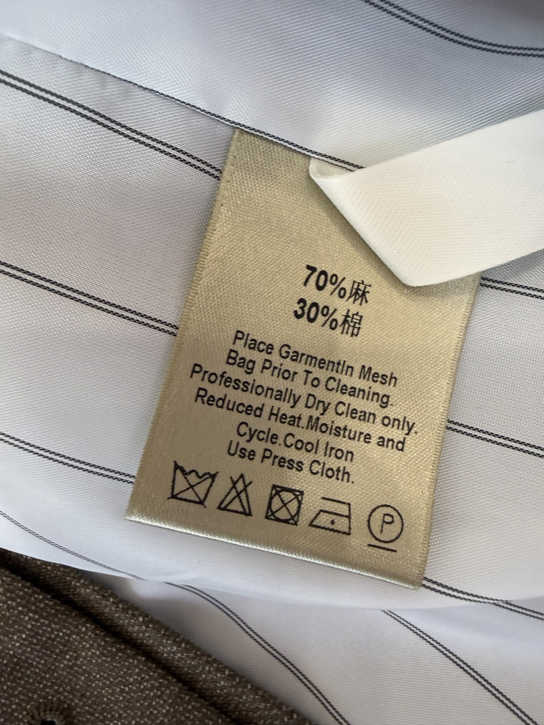 QX004#新款外套‼️70%亚麻 双排扣 长袖西装外套 SMLXL