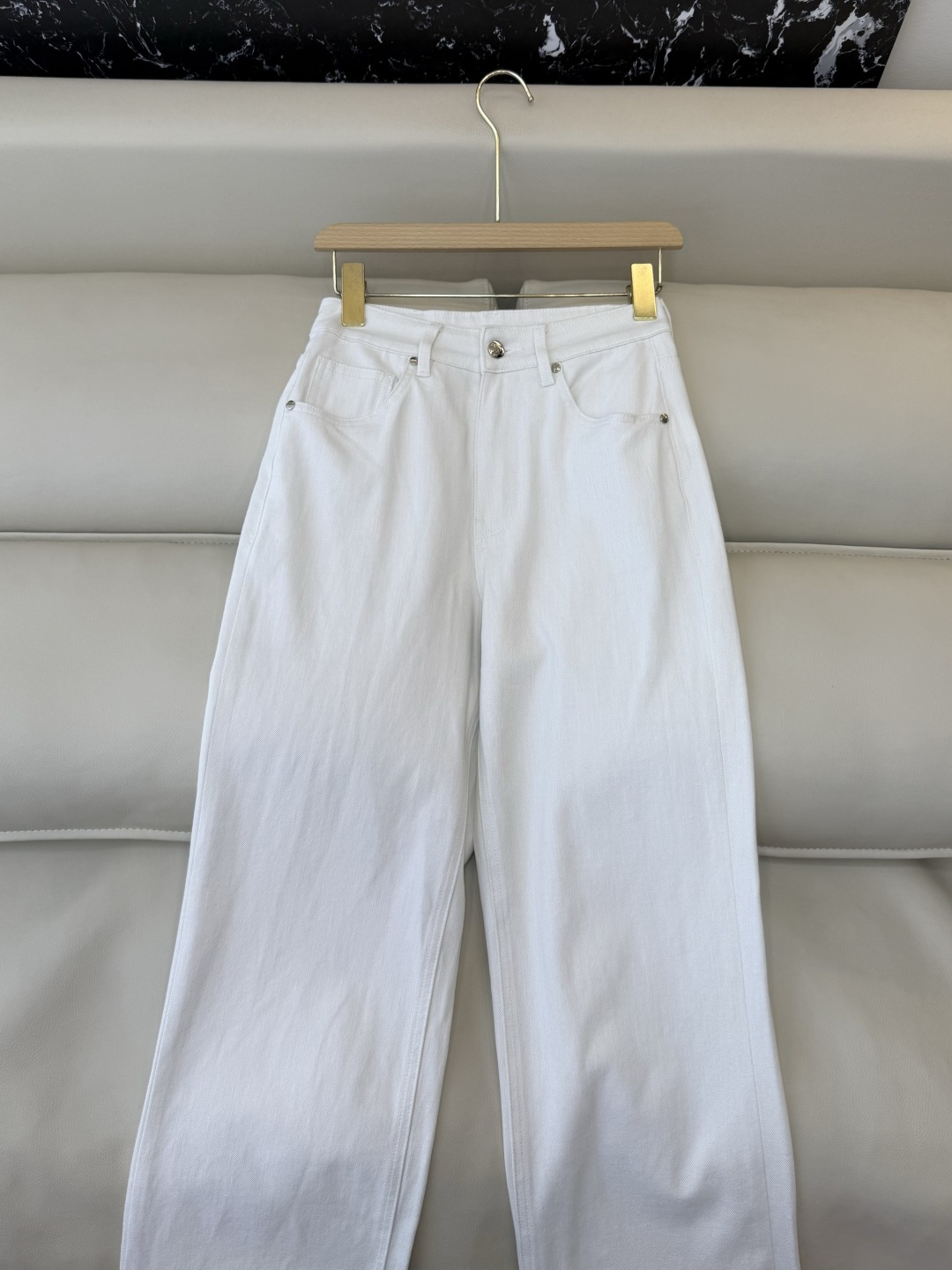 CX0191#新款牛仔裤P‼️C E 牛仔棉显瘦牛仔裤 白色 26-30码