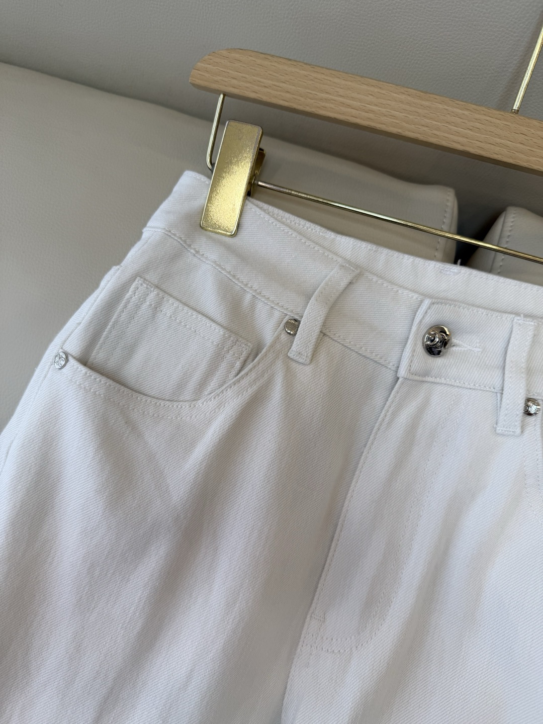 CX0191#新款牛仔裤P‼️C E 牛仔棉显瘦牛仔裤 白色 26-30码