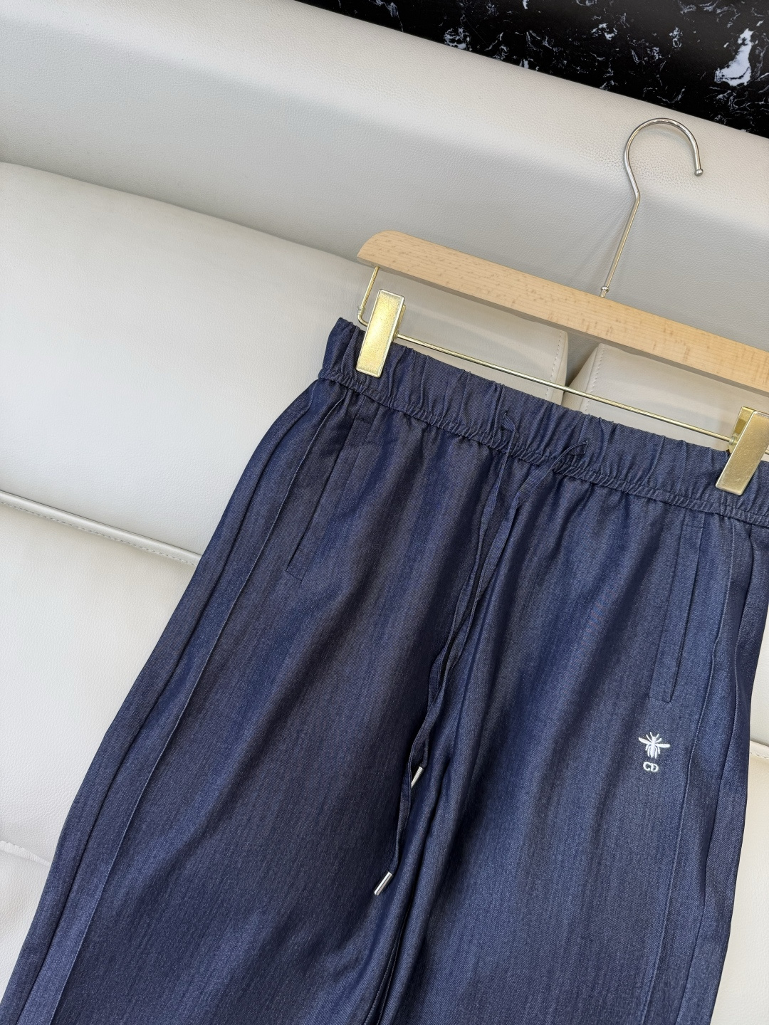 CX0197#新款裤子P‼️dior 水洗牛仔棉 长裤 蓝色 SML