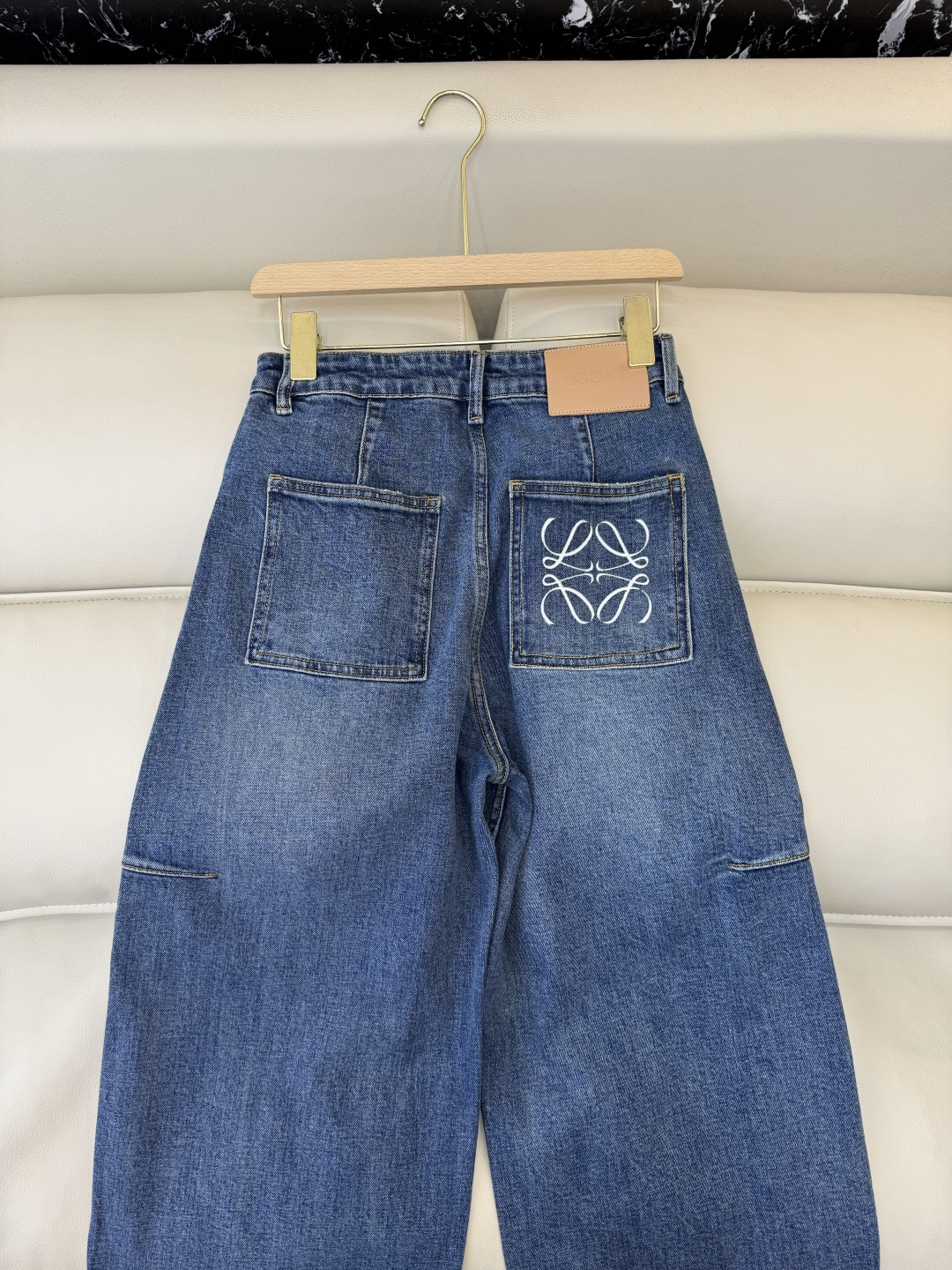 CX0205#新款牛仔裤P‼️Loewe 牛仔棉显瘦牛仔裤 蓝色 26-30码