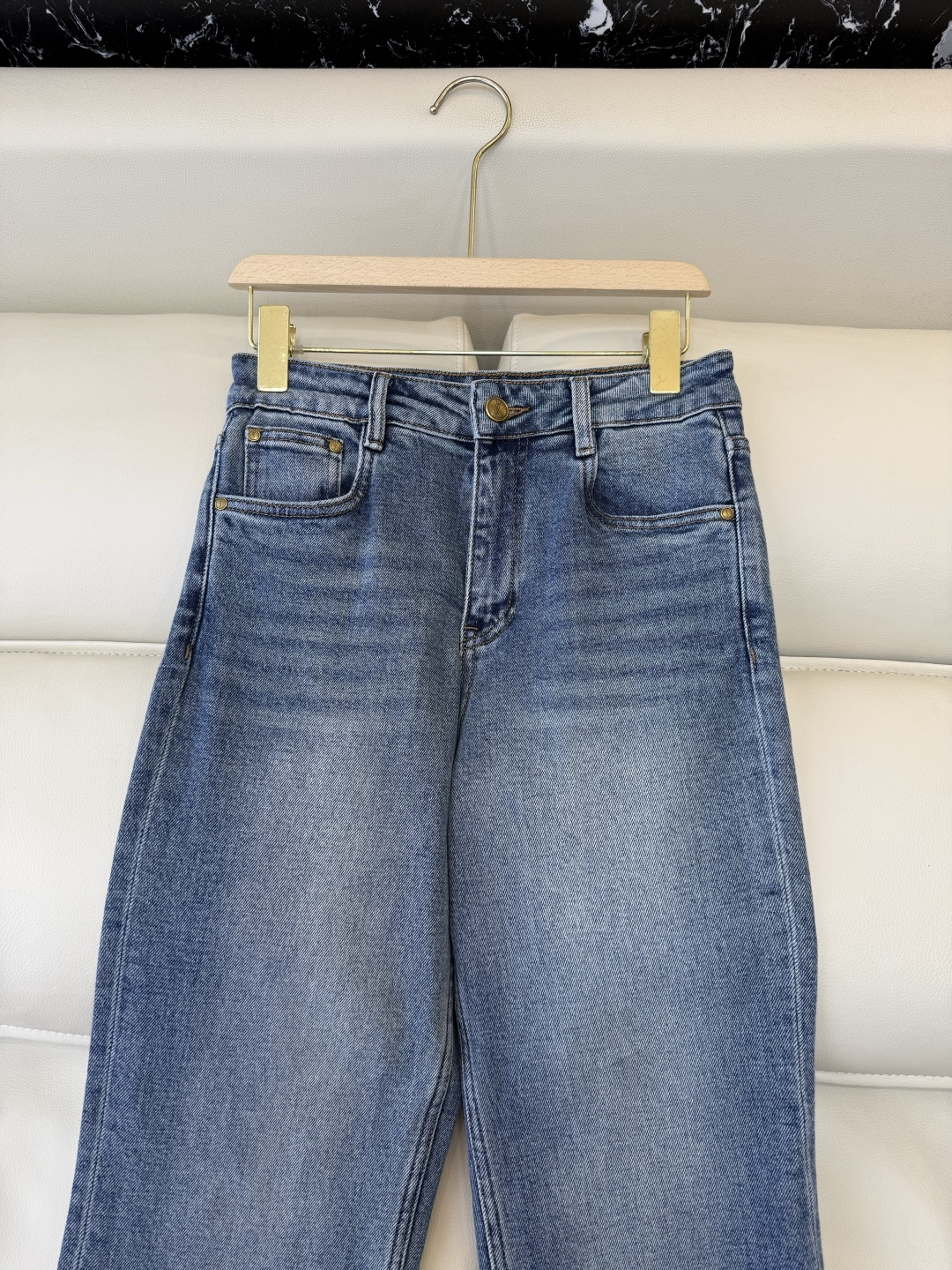 CX0204#新款牛仔裤P‼️YSL 牛仔棉显瘦牛仔裤 蓝色 26-30码
