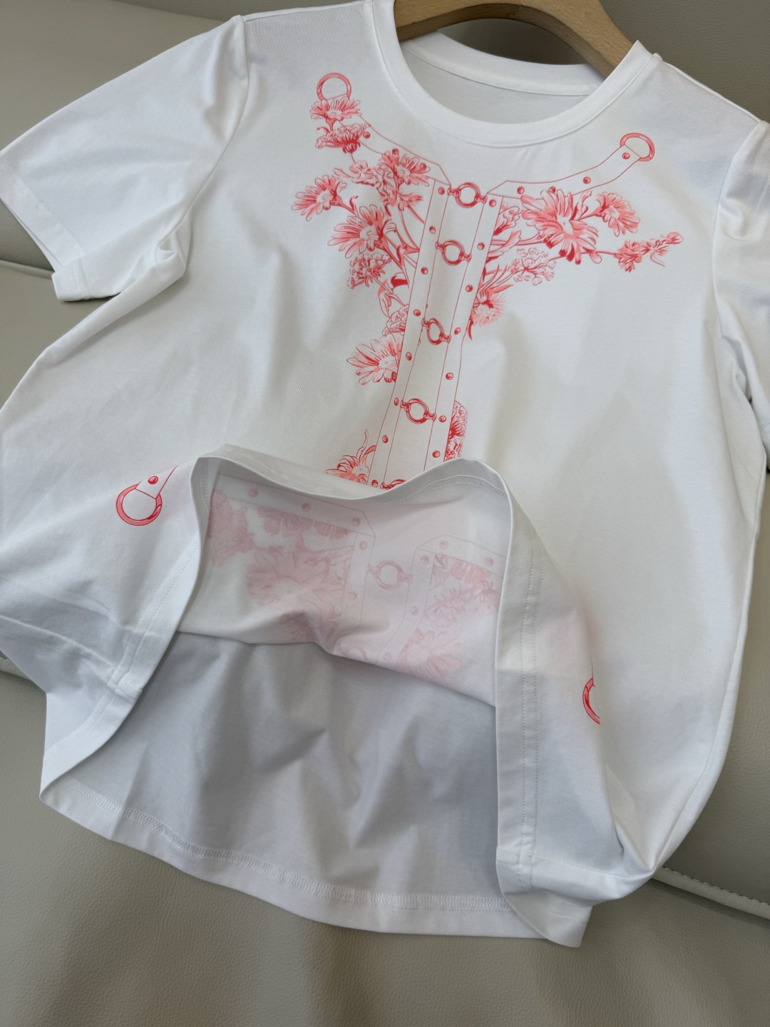 BS01161#新款T恤P‼️H家 爱马仕 定位印花短袖T恤 黑色 白色 36-42