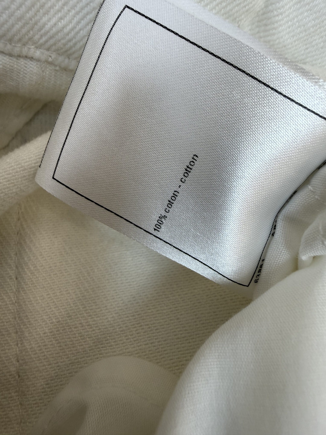 GU044#新款牛仔裤‼️小香 双C 牛仔长裤 白色 蓝色 36/38/40/42