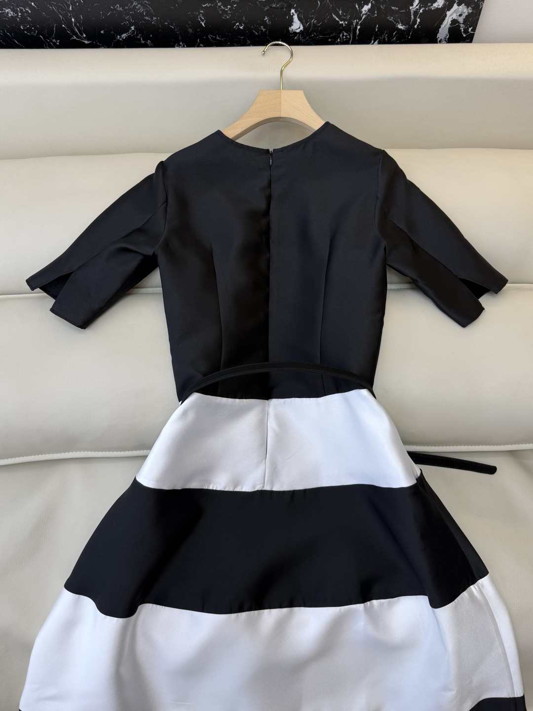 XF070#新款连衣裙‼️条纹 巨显瘦 短袖 连衣裙 SMLXL XXL