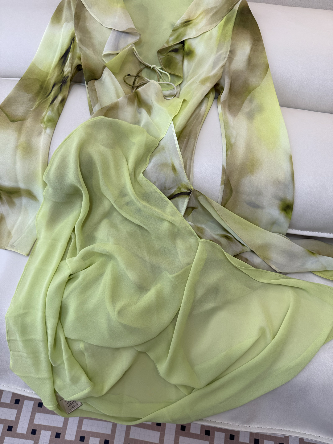 XF072#新款连衣裙‼️水墨油画风 印花显瘦 连衣裙 SMLXL XXL