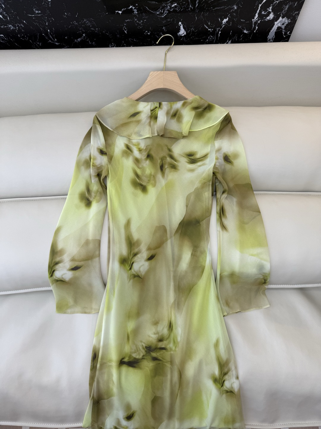 XF072#新款连衣裙‼️水墨油画风 印花显瘦 连衣裙 SMLXL XXL