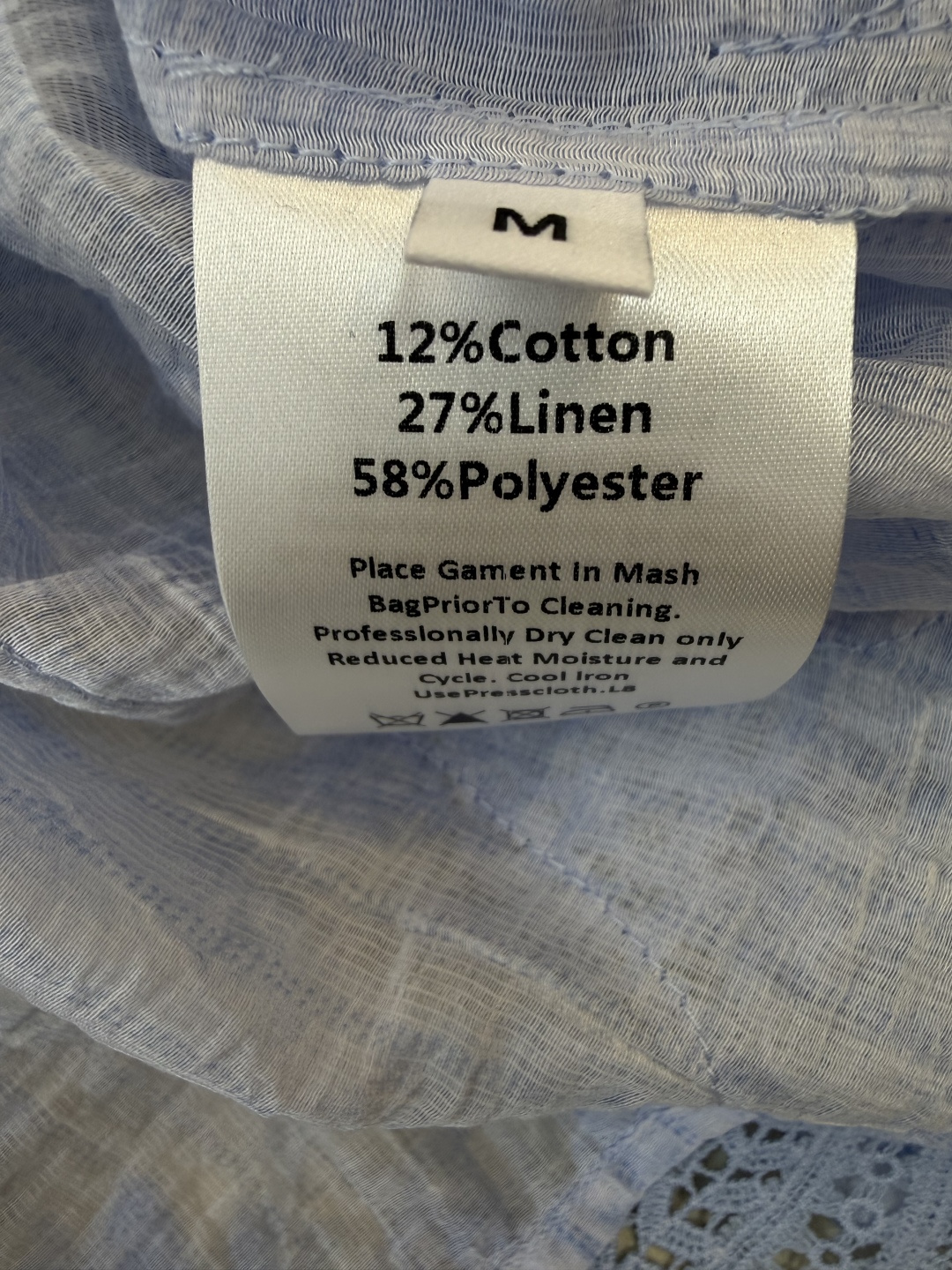 XZ0151#新款衬衫。长袖蕾丝绣花 后背镂空 染色 条纹长袖衬衫 粉色 蓝色 SM LXL