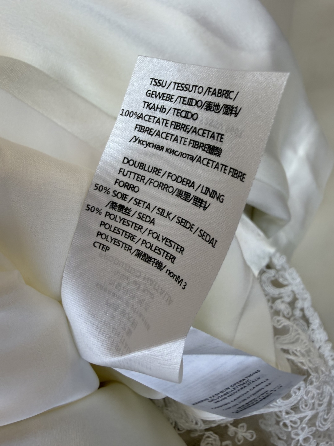 XZ0159#新款外套。YSL 蕾丝绣花镂空 长袖醋酸 外套 黑色 白色 SMLXL