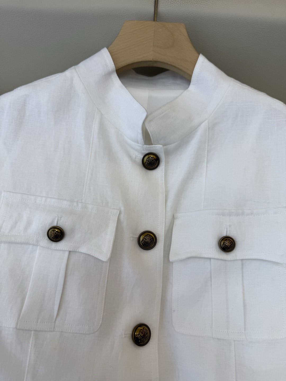 XZ097#新款套装。LP 超级大爆款100% 亚麻 无袖马甲➕长裤 套装 白色 SMLXL