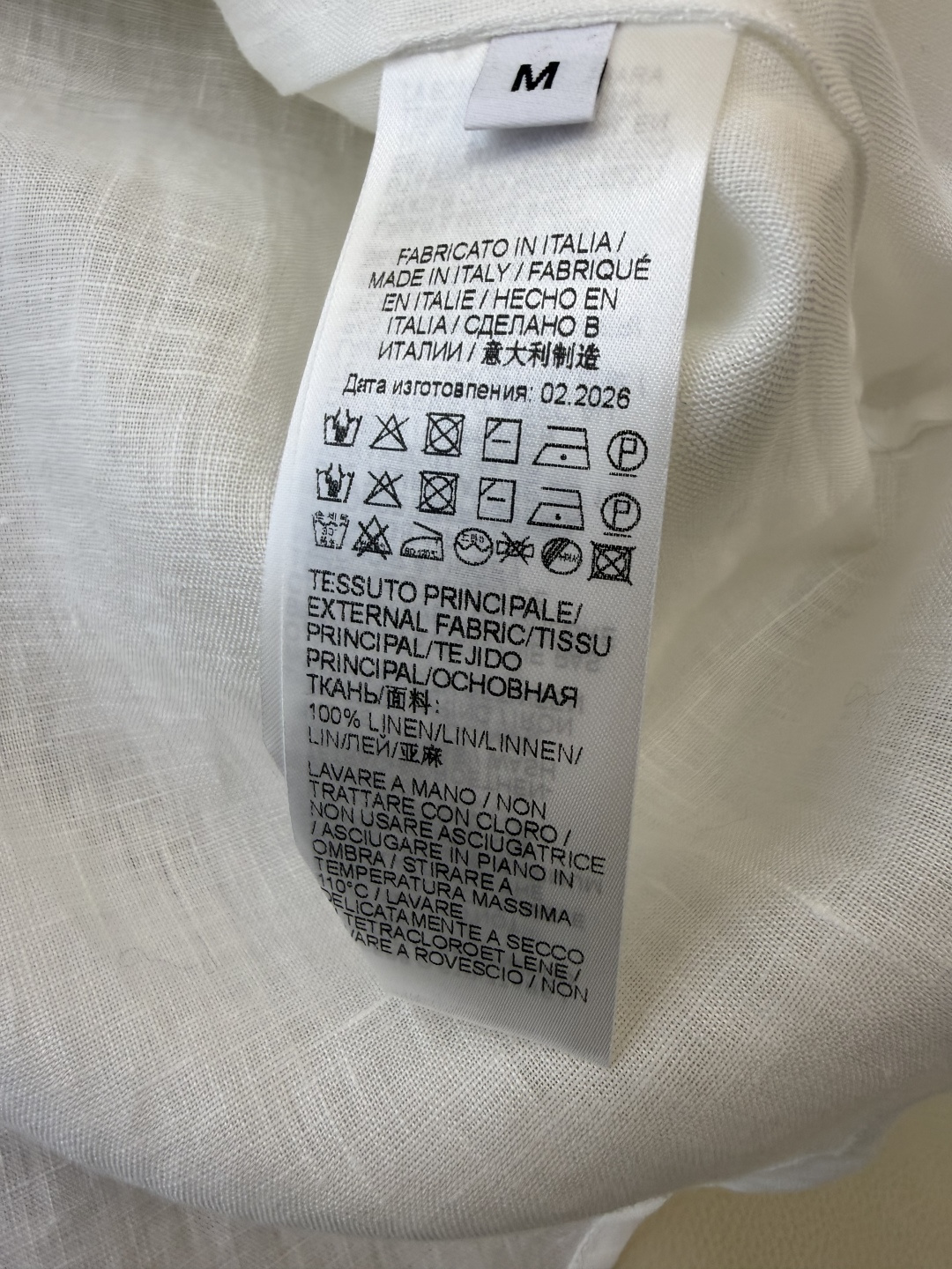 XZ0155#新款衬衫。zimm 镂空绣花 亚麻 长袖衬衫 白色 SM LXL