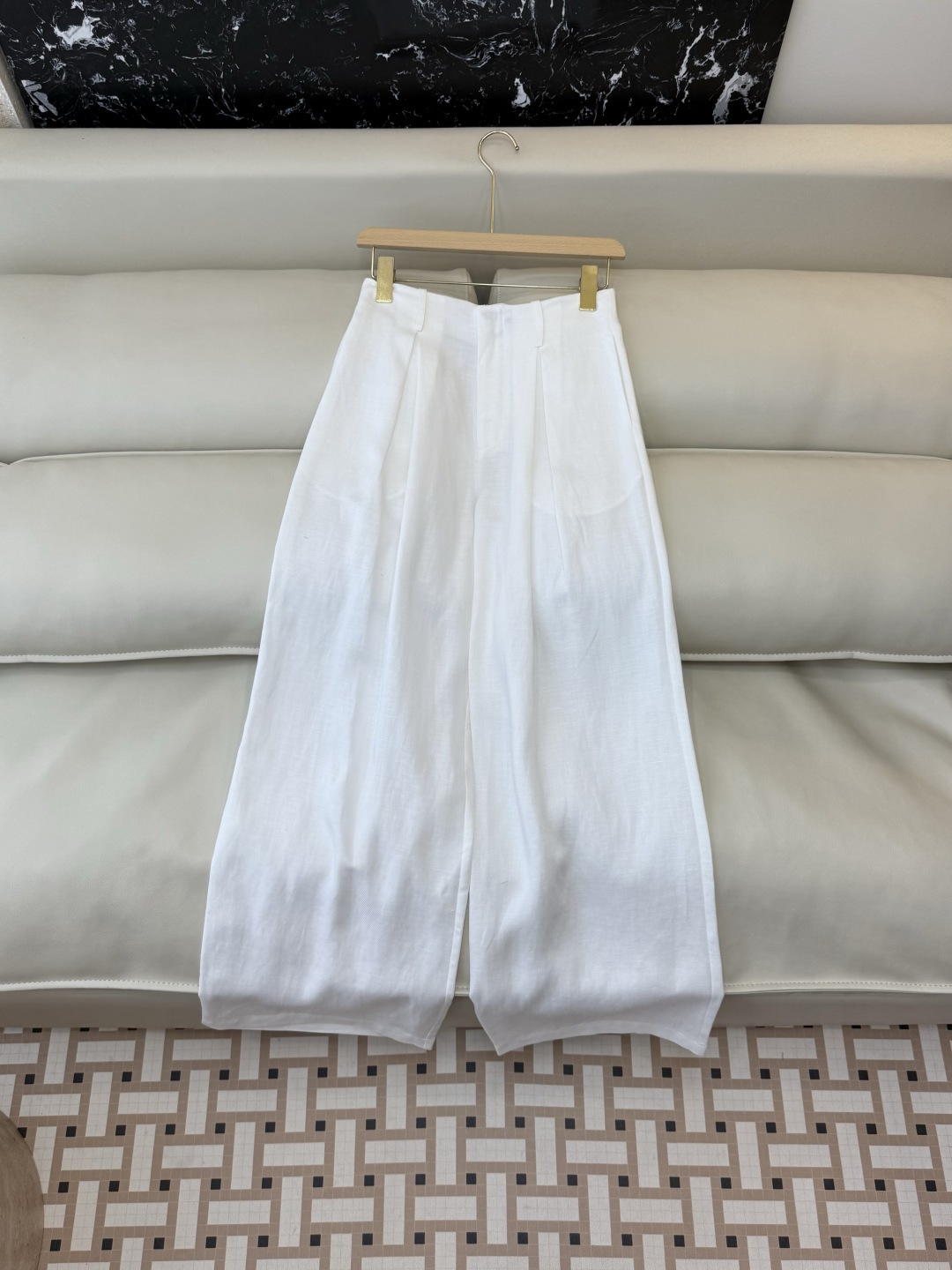 XZ095#新款套装。劳夫劳伦 超级大爆款 30% 亚麻 70% 天丝 长袖西装外套➕马甲➕长裤 三件套