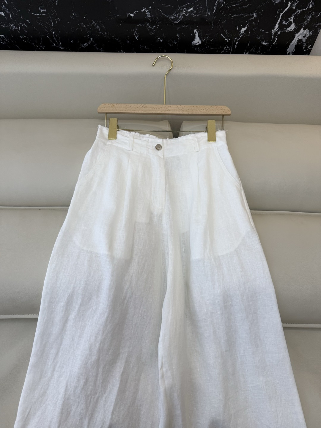 XZ0160#新款套装。BC 超级大爆款 100% 亚麻 西装外套➕长裤 套装 绿色 白色 SMLXL