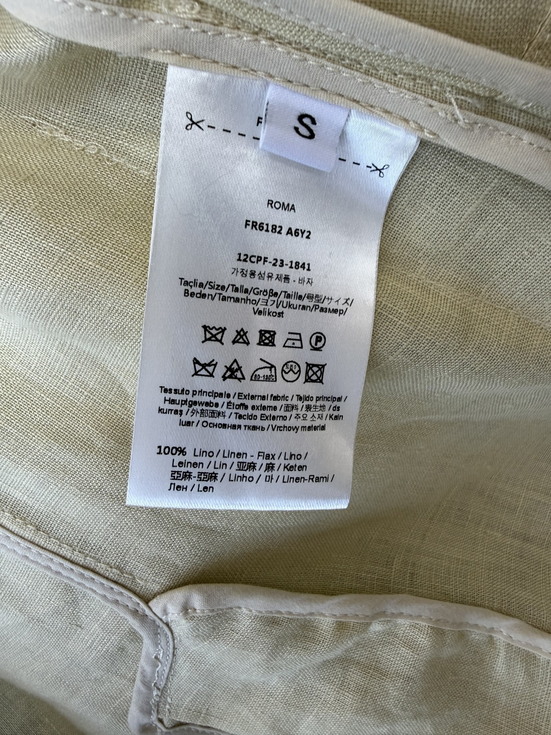 XZ0161#新款套装。超级大爆款 100% 亚麻 西装外套➕长裤 套装 杏色 白色 SMLXL