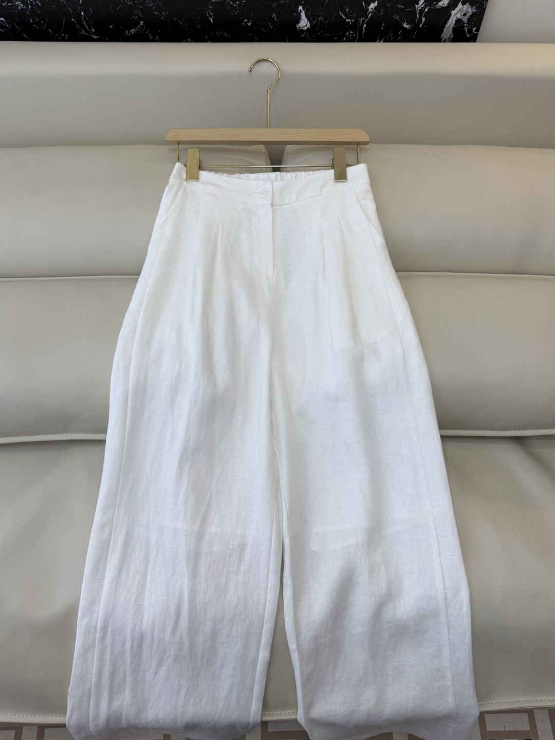 XZ0161#新款套装。超级大爆款 100% 亚麻 西装外套➕长裤 套装 杏色 白色 SMLXL