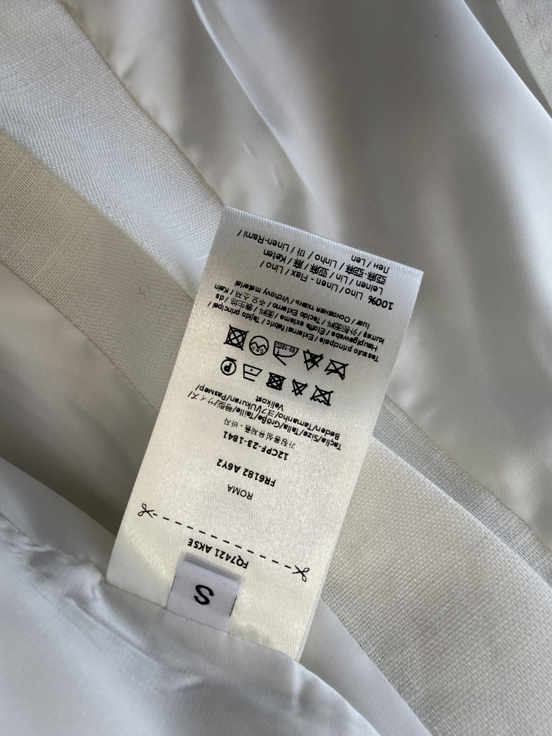 XZ0162#新款套装。超级大爆款 100% 亚麻 西装外套➕长裤 套装 杏色 白色 SMLXL