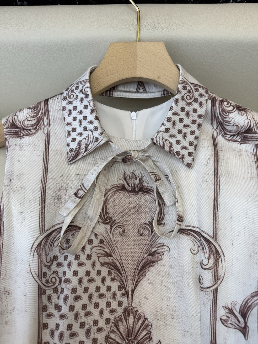 BS1163#新款连衣裙。Max 顶级版 100% 天丝 无袖印花连衣裙 36/38/40/42