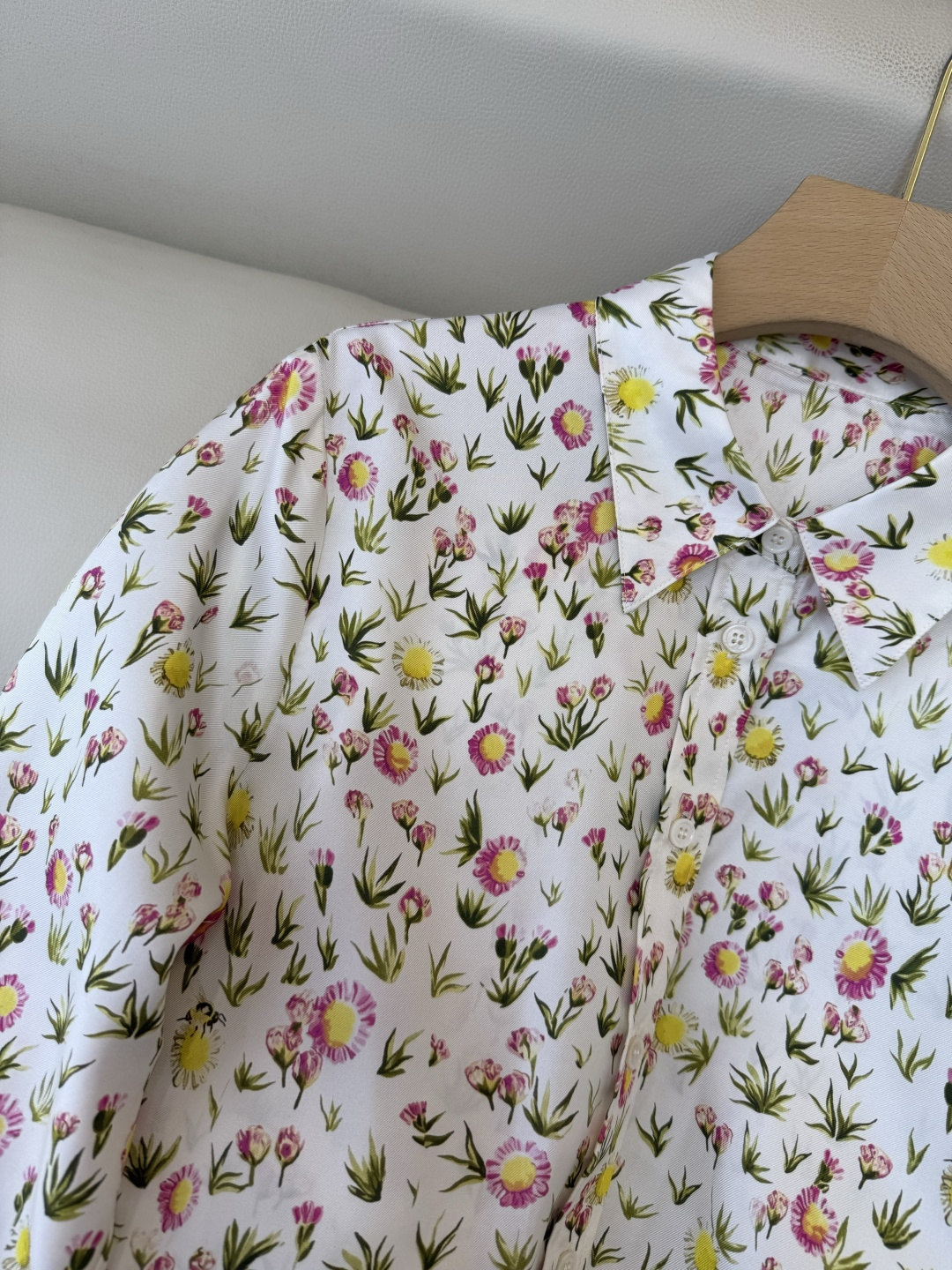 BS1139#新款衬衫。Dior 顶级版 100% 真丝 长袖衬衫 36/38/40/42