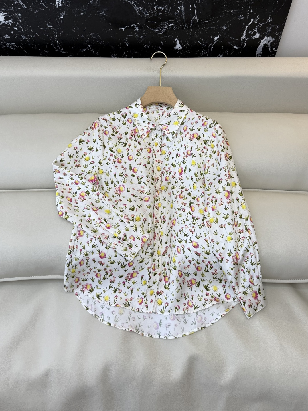 BS1139#新款衬衫。Dior 顶级版 100% 真丝 长袖衬衫 36/38/40/42