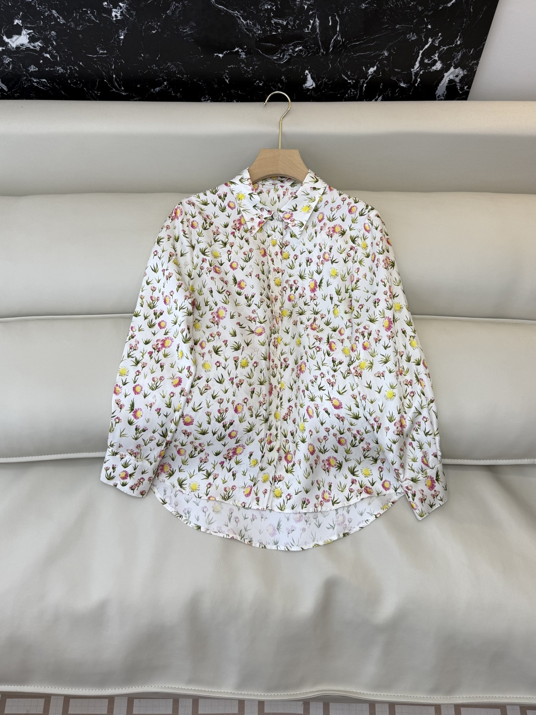 BS1139#新款衬衫。Dior 顶级版 100% 真丝 长袖衬衫 36/38/40/42