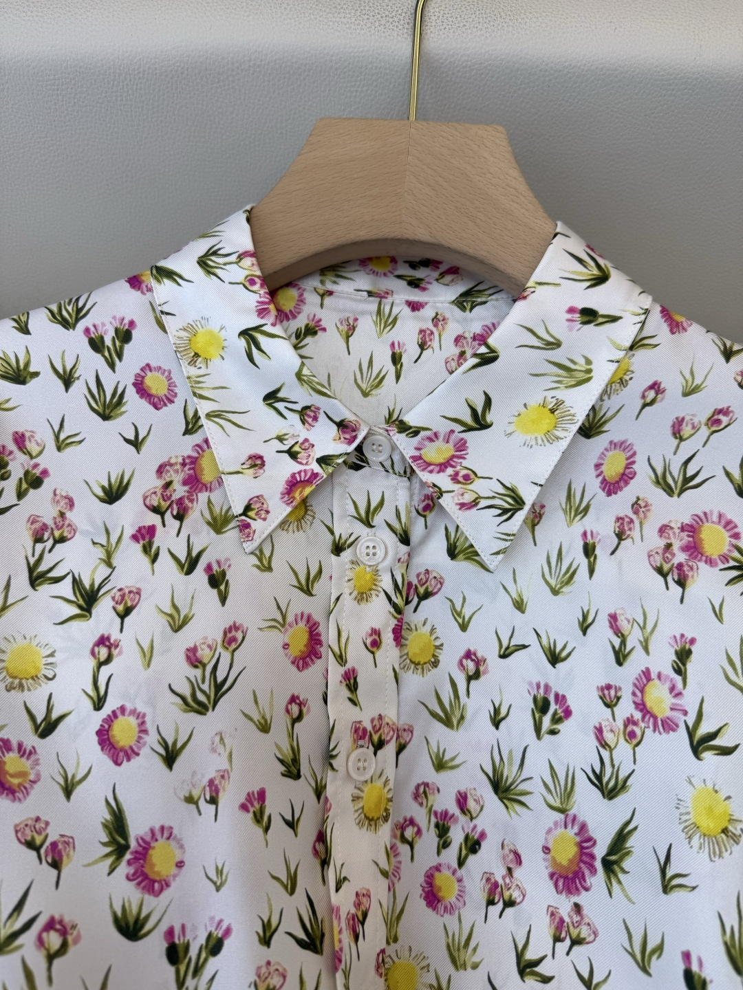 BS1139#新款衬衫。Dior 顶级版 100% 真丝 长袖衬衫 36/38/40/42