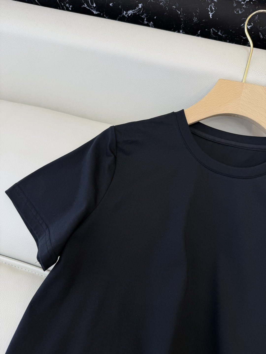 BS1167#新款上衣。Zimm 重工刺绣短袖T恤上衣 黑色 白色 SMLXL