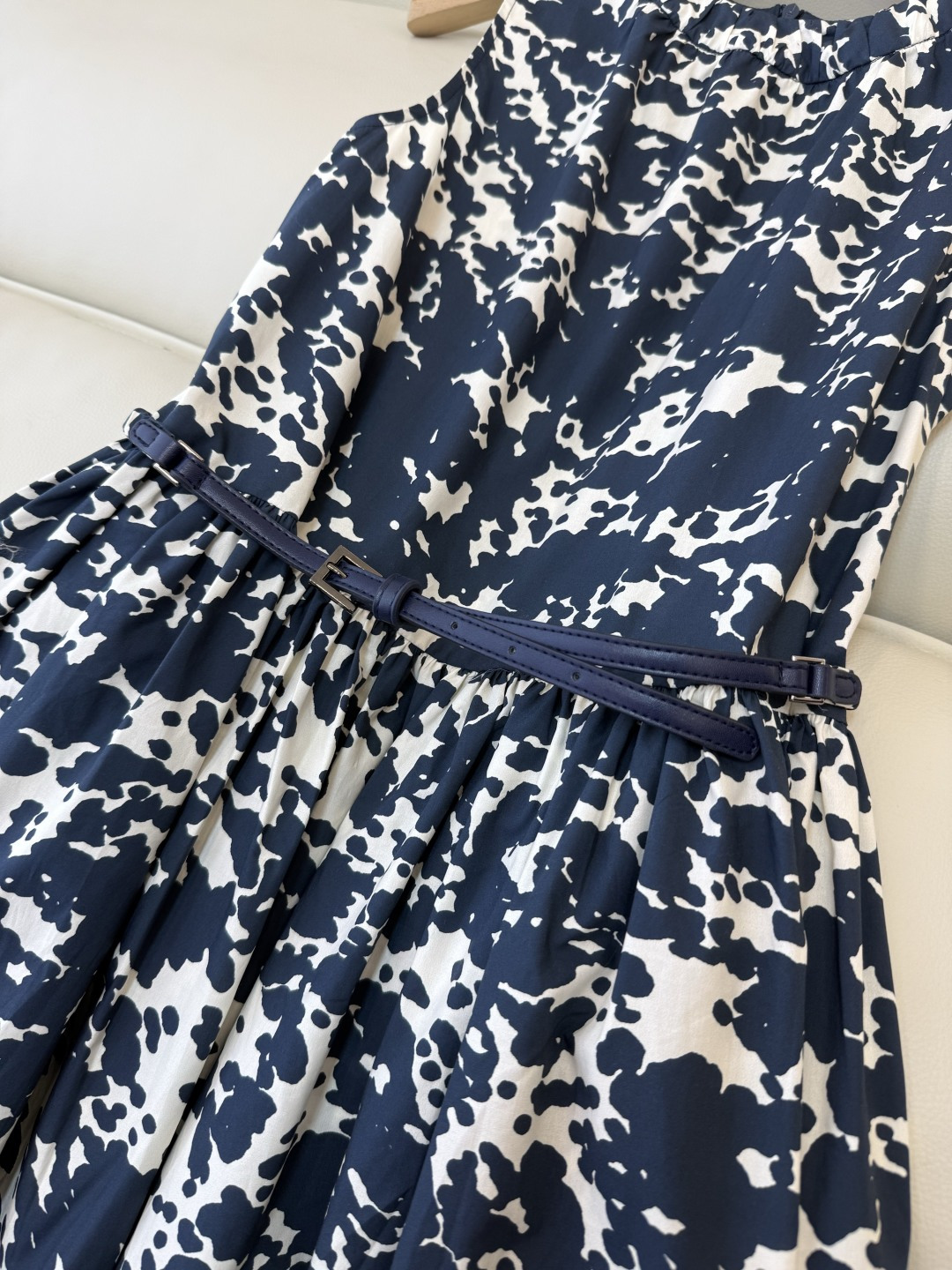 BS1155#新款连衣裙。Max 顶级版 100% 棉 无袖印花连衣裙 36/38/40/42