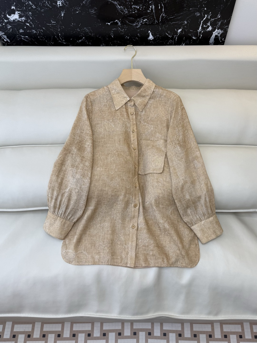 XF074#新款套装‼️天丝亚麻 长袖衬衫➕长裤 套装 SMLXL XXL