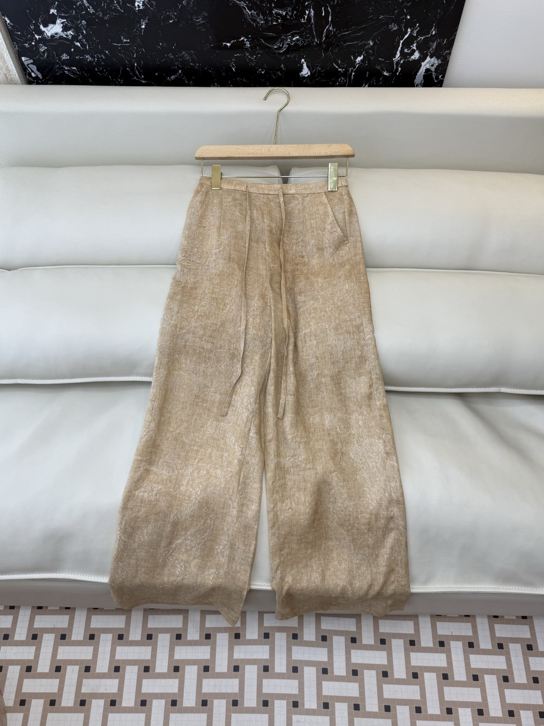 XF074#新款套装‼️天丝亚麻 长袖衬衫➕长裤 套装 SMLXL XXL