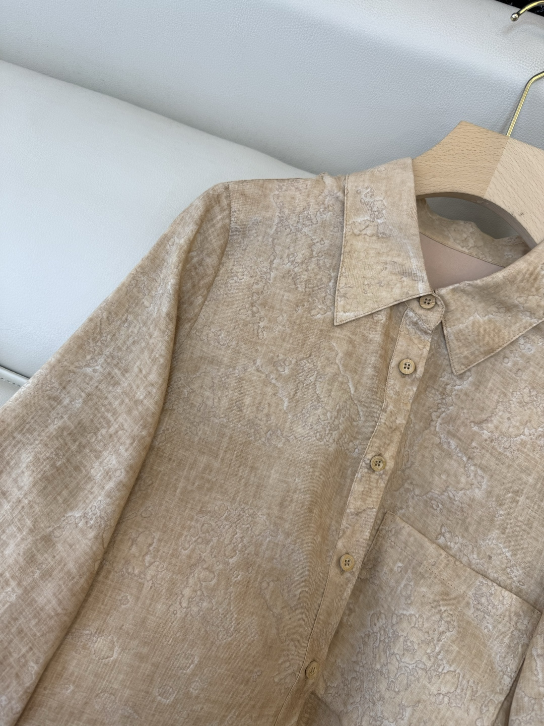 XF074#新款套装‼️天丝亚麻 长袖衬衫➕长裤 套装 SMLXL XXL