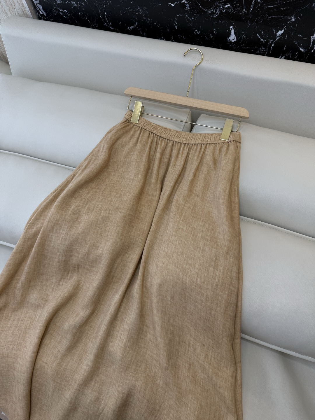 XF075#新款套装‼️天丝亚麻 短袖上衣➕长半裙 套装 SMLXL XXL