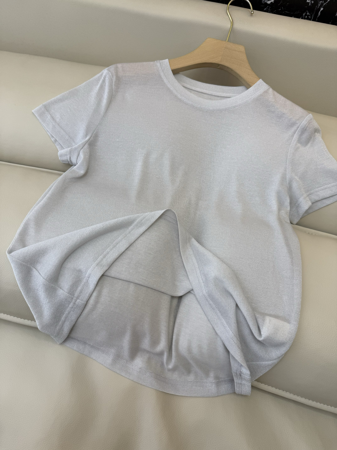 QD8087#新款针织。BC 顶级版‼️短袖针织衫 极简风 三色 SMLXL